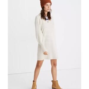 Madewell Bubble Sleeve Sweater Dress -XS